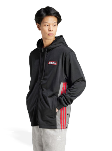 Світшоти adidas Originals Adicolor Adibreak Full-Zip Hoodie чорний | IM8209