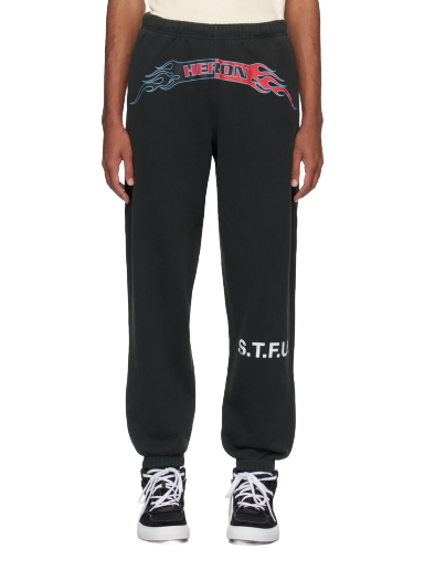 Спортивні штани HERON PRESTON Flaming Sweatpants чорний | HMCH027F23JER0031025