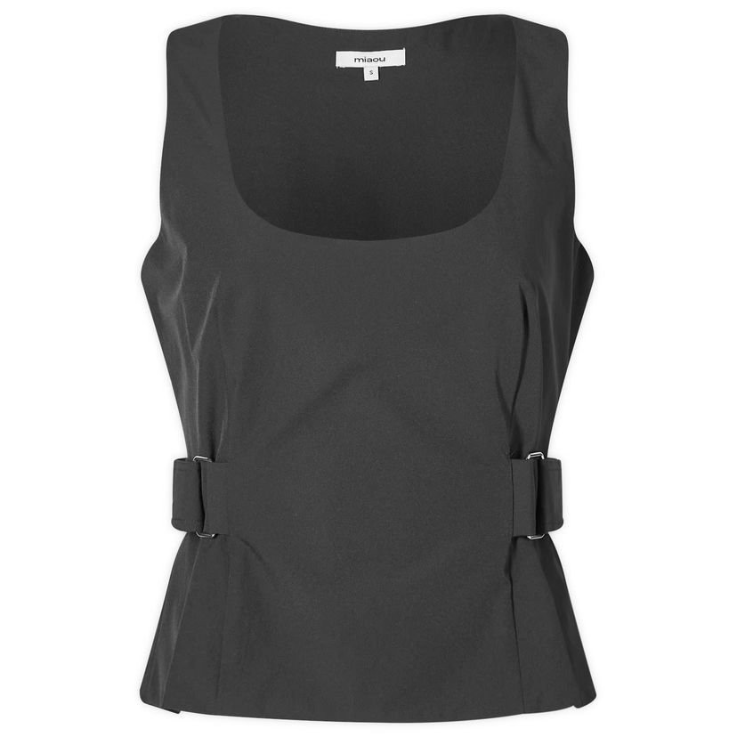 Безрукавка Miaou Miaou Leila Sleeveless Top, Size Large чорний | 7120NYLBLK