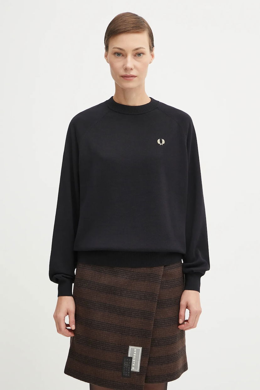 Cветр Fred Perry Fred Perry Women's Sweater чорний | K1117