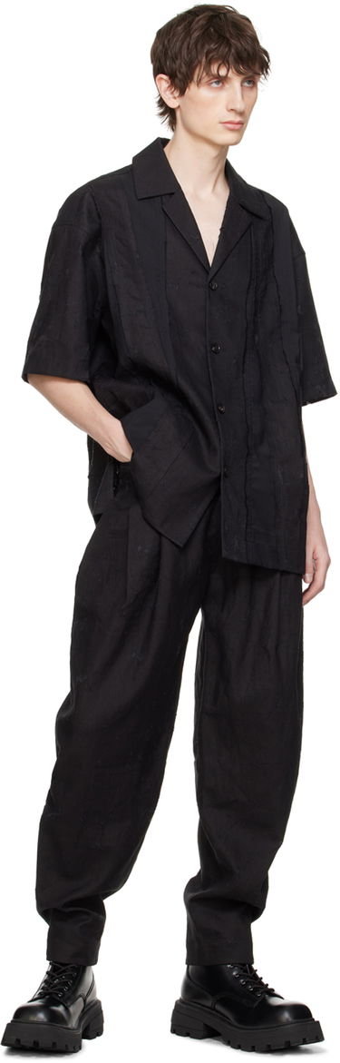 Штани Feng Chen Wang Feng Chen Wang Distressed Trousers чорний | FUS17TR06, 3