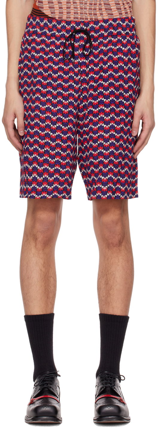 Шорти Anna Sui Exclusive Print Shorts Червоний | M1023C40