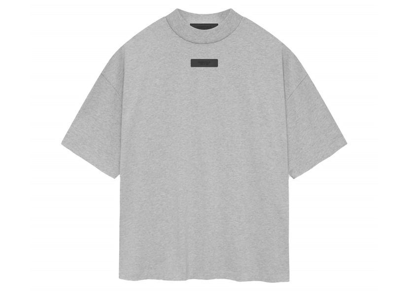 Футболка Fear of God Core Collection Crewneck T-Shirt Light Heather Grey Сірий | 125SP244196F