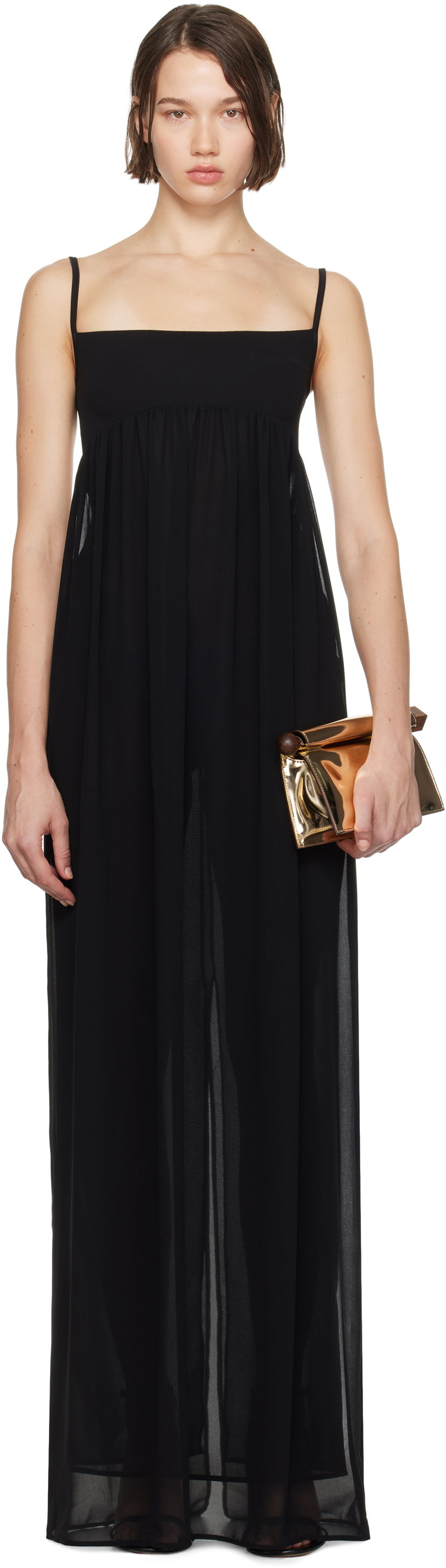 плаття Jacquemus Maxi Dress чорний | 24H243DR184-1555