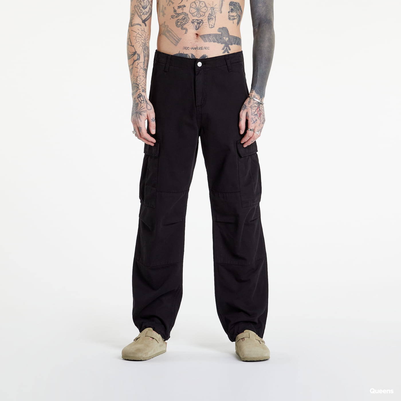 Джинси Carhartt WIP Jeans Work In Progress Regular Cargo Pant чорний | I030475.98GD, 0