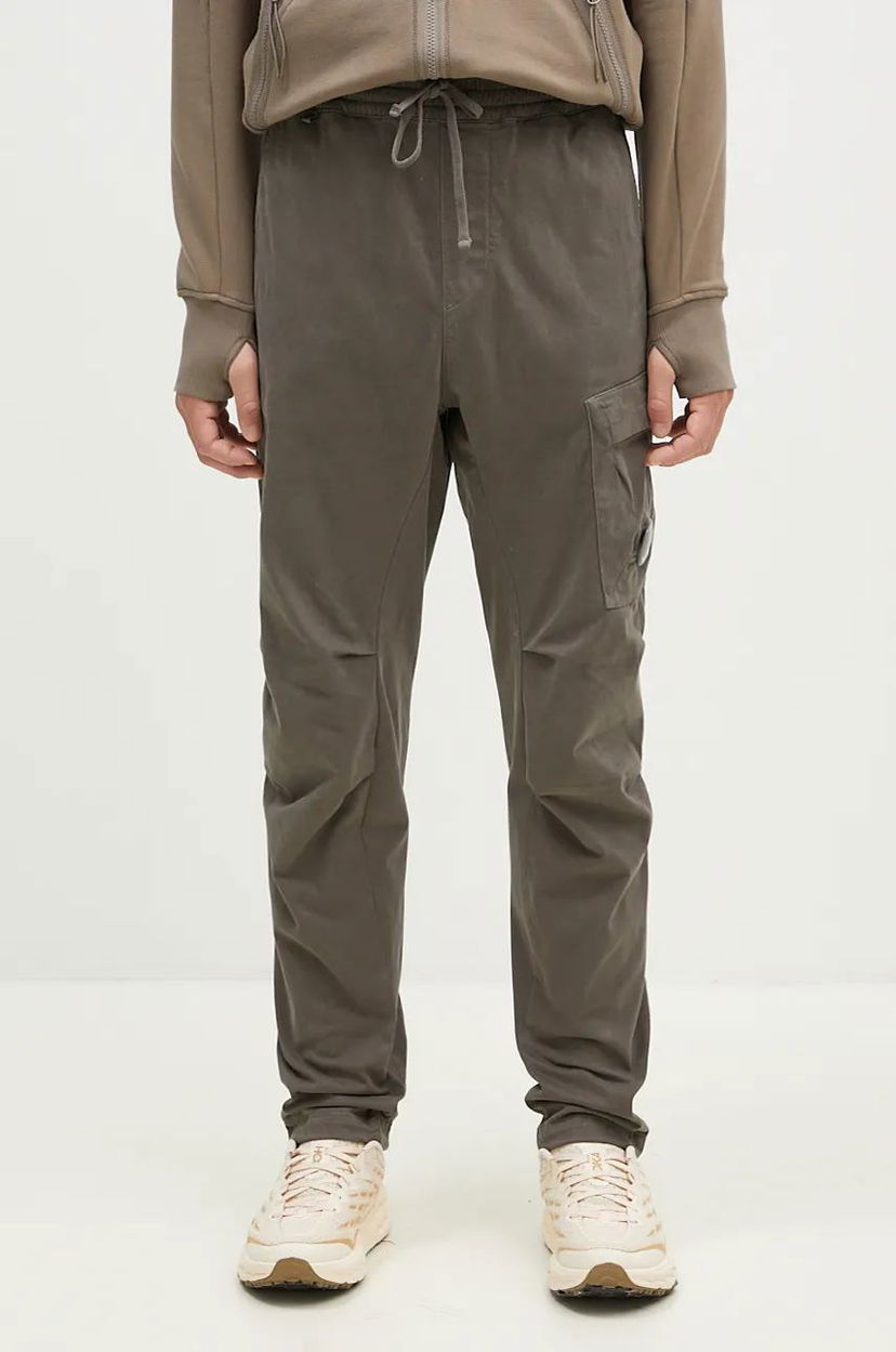 Штани карго C.P. Company Stretch Sateen Ergonomic Lens Cargo Pants Зелений | 17CMPA180A005529G