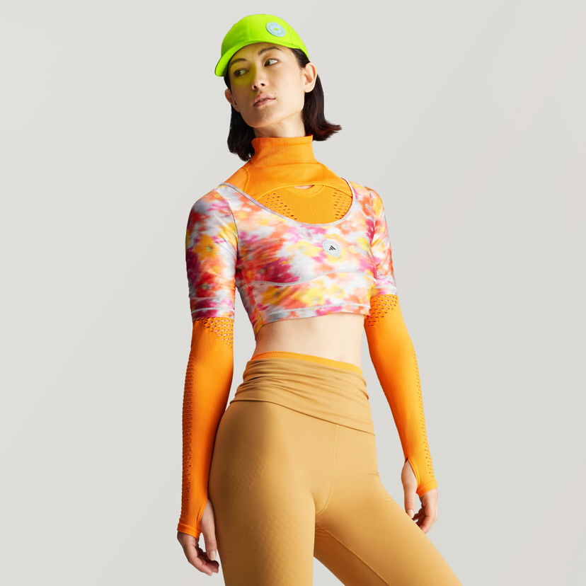 Футболка adidas Performance adidas by Stella McCartney Crop Top Помаранчевий | IX4374