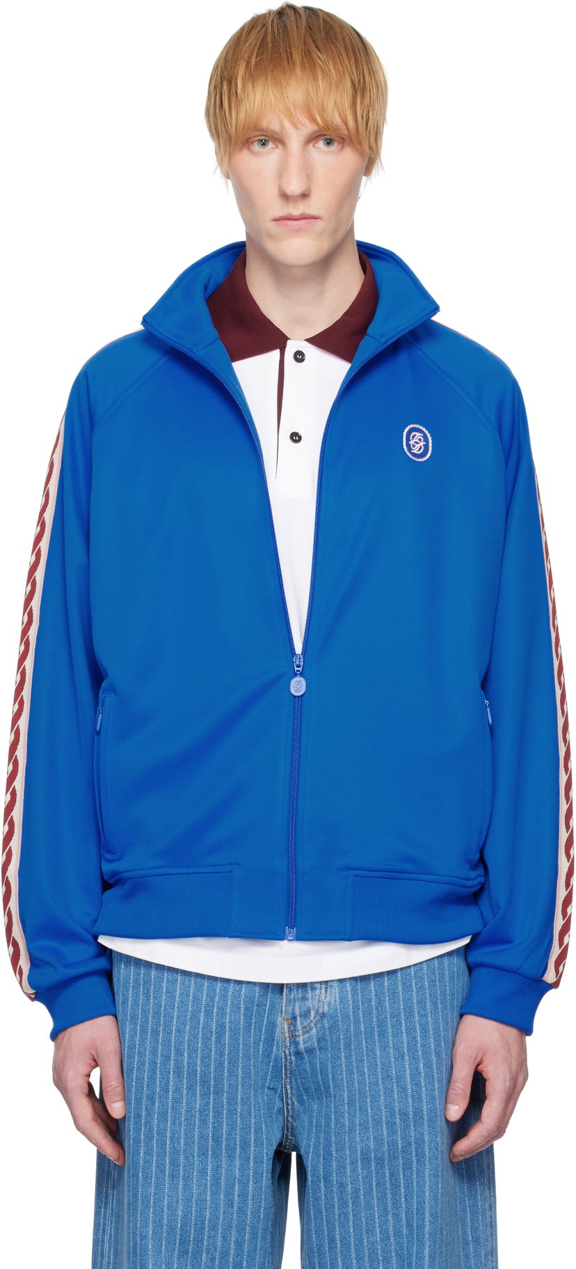 Вітровка Drôle de Monsieur Drole De Monsieur 'Le Track Jacket Tresse' Track Jacket Синій | G-SJ007-PL135-BE