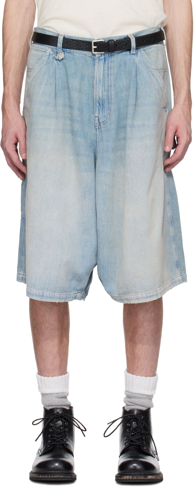 Шорти R13 R13 Jesse Carpenter Denim Shorts Синій | R13MD153-D045A