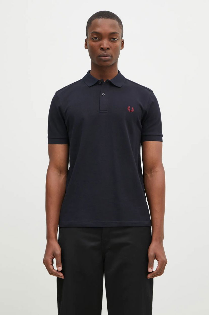 Сорочка поло Fred Perry Navy Blue Polo Shirt темно-синій | M6000.V73