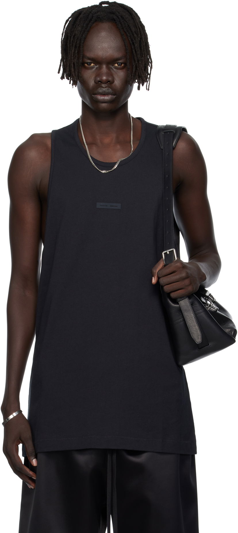 Безрукавка Fear of God Fear of God ESSENTIALS Vintage Fit Tank Top чорний | 125SP254230F