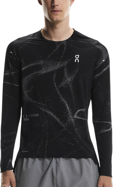 Футболка On Running Performance Reflective Long-Sleeve T-Shirt Lumos чорний | 1mf30230553, 0