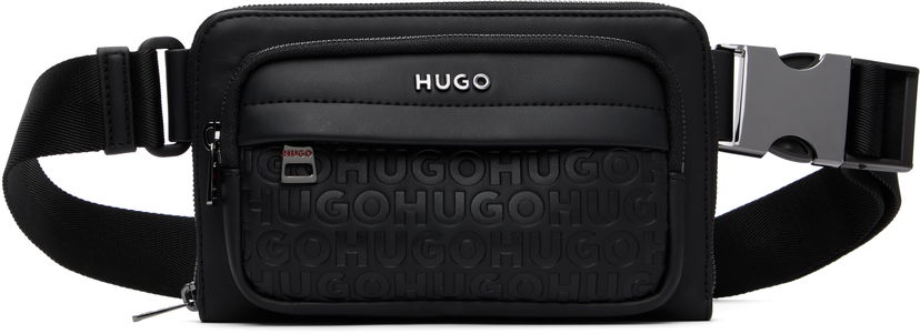 Поясна сумка BOSS Hugo Embossed-Logo Belt Bag чорний | 50547414