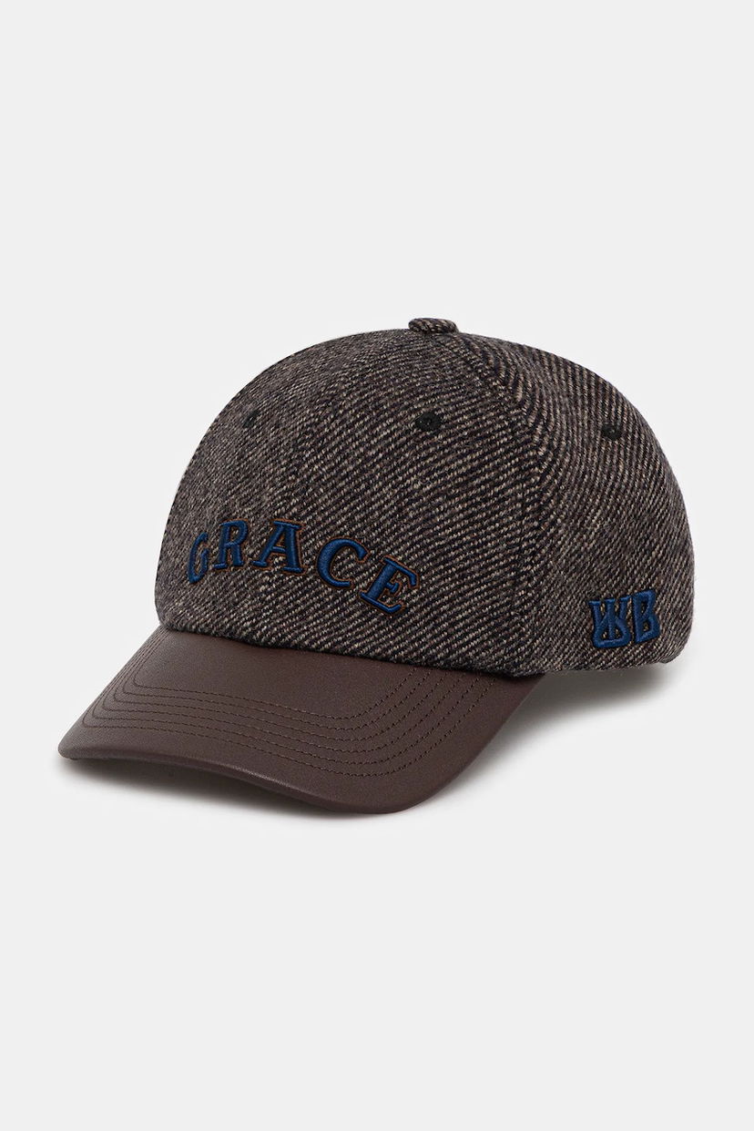 Кепка Wales Bonner Wales Bonner Grace Wool Baseball Cap Коричневий | UA25HA08.CO10.903