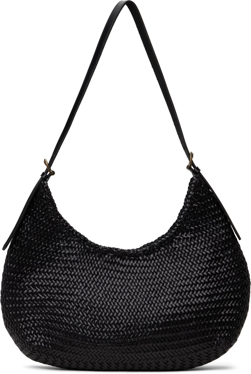 Сумка Dragon Diffusion Dragon Diffusion Luna Piena Woven Shoulder Bag чорний | 8022
