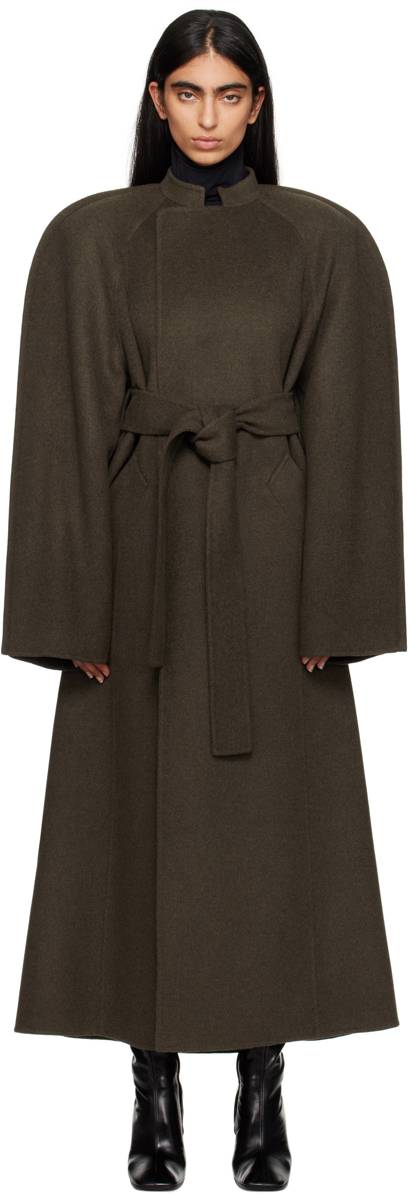 Пальто Khaite Rothen Coat Зелений | 7118547