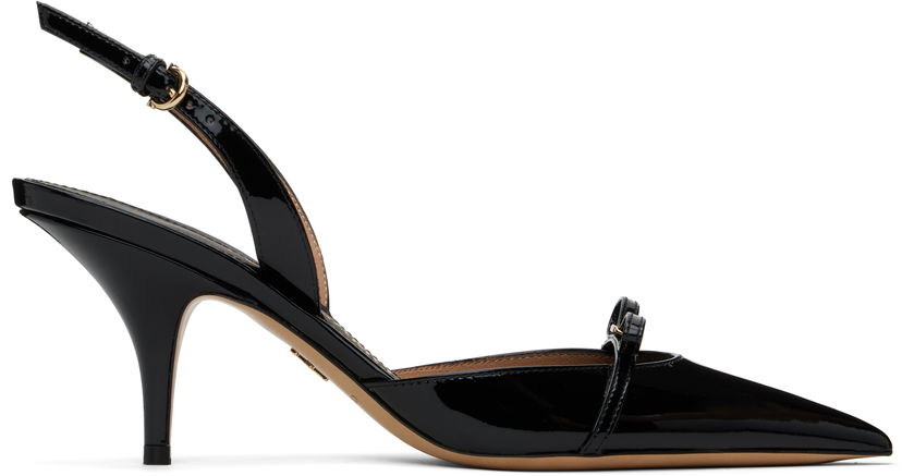 Кросівки та взуття FERRAGAMO Ferragamo Mini Bow Slingback Heels чорний | 781105