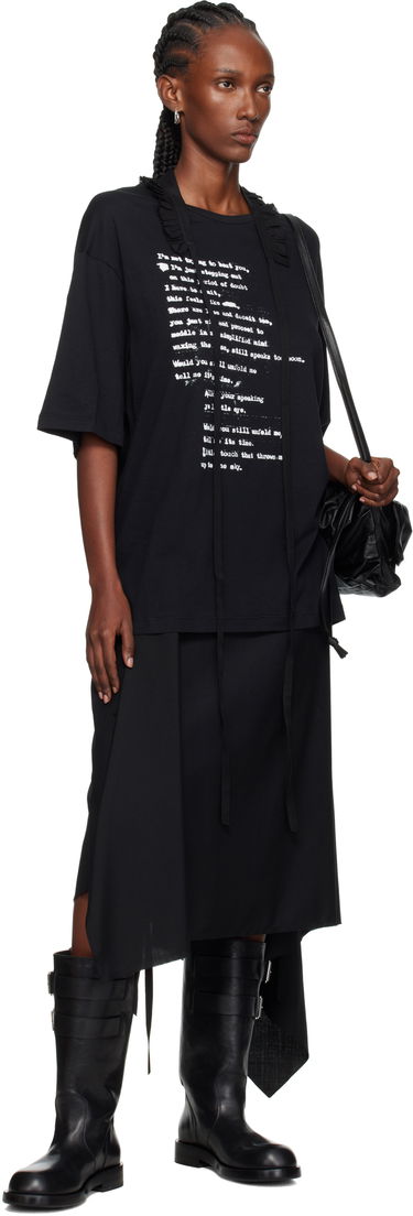 Футболка Ann Demeulemeester Ann Demeulemeester Danvald High Comfort Graphic T-Shirt чорний | 2520-W-JTS06-54-C-FA206-099, 3