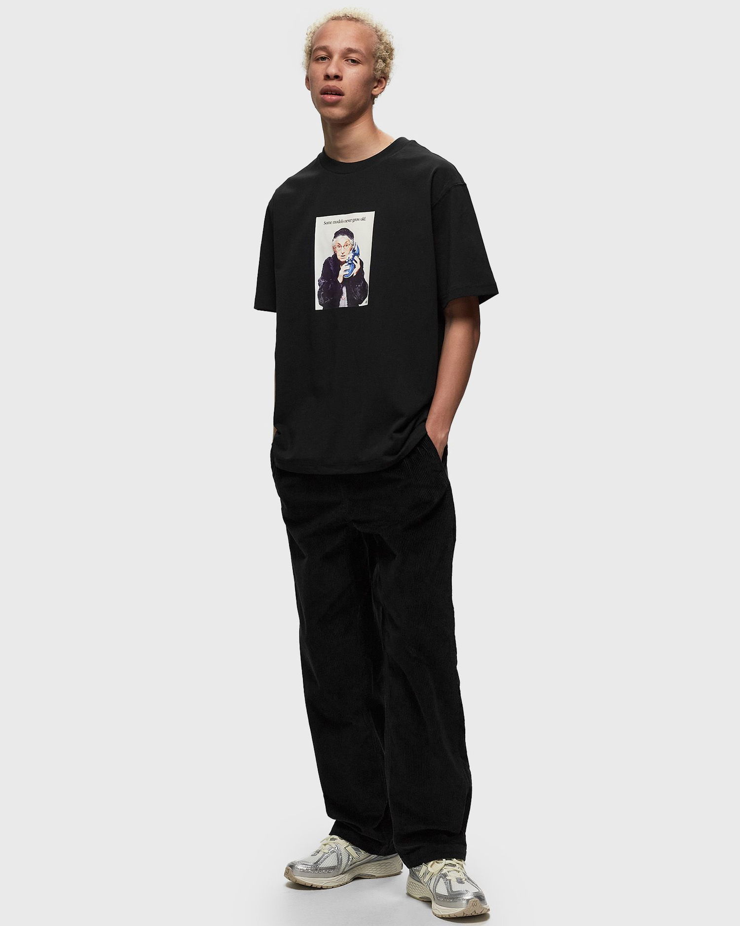 Футболка New Balance Athletics Models Never Age Relaxed Tee чорний | MT41548-BK, 1