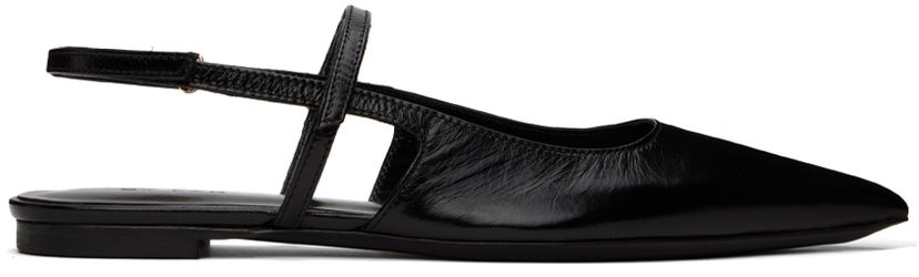 Одяг BY FAR BY FAR Jess Slingback Ballerina Flats чорний | 22SSJESFBLGLS