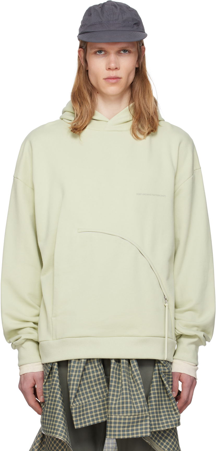 Світшоти Post Archive Faction (PAF) Post Archive Faction (PAF) 8.0 Center Hoodie Зелений | 8.0 THC-LY