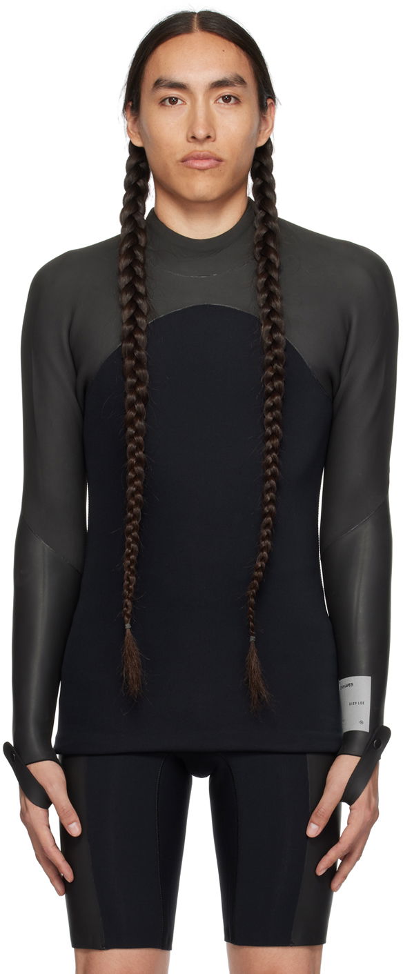 Купальники Dion Lee Haydenshapes by Dion Lee Long Sleeve Top чорний | HS-DL-M1-11003
