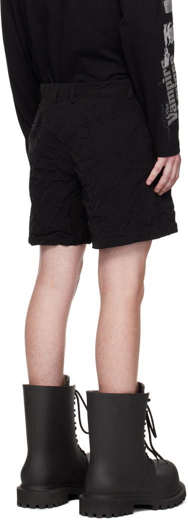 Шорти We11done We11done Crumpled Shorts чорний | WD-PT1-23-271-M-BK, 2