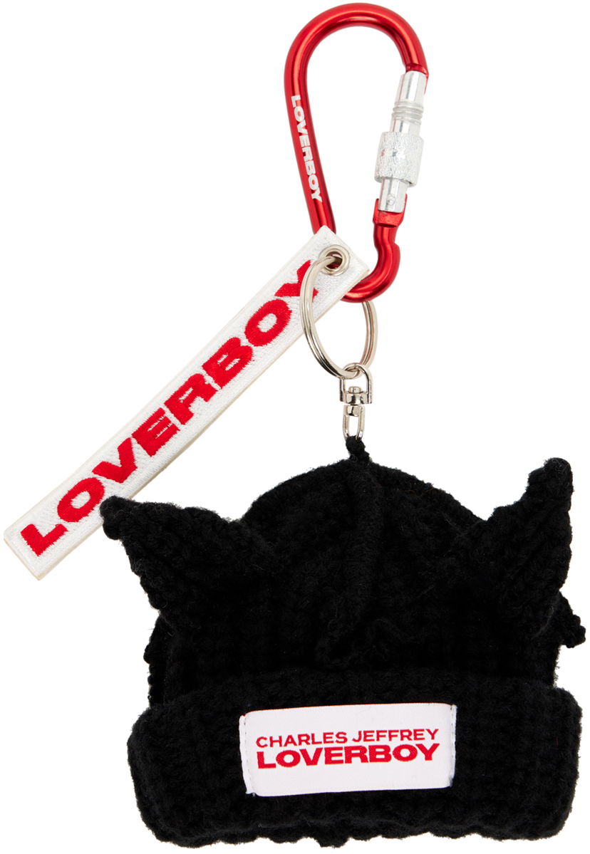 Брелоки Charles Jeffrey Loverboy Charles Jeffrey  Ears Beanie Keychain чорний | 044141001
