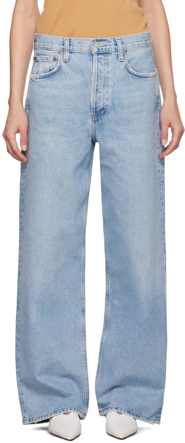 Джинси AGOLDE Low Slung Baggy Jeans Синій | A9079-1206