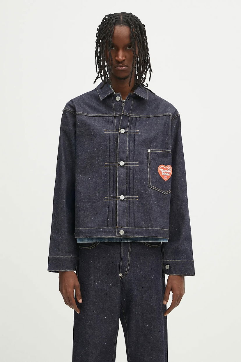 Куртка Human Made Human Made Denim Work Jacket Синій | HM29JK002