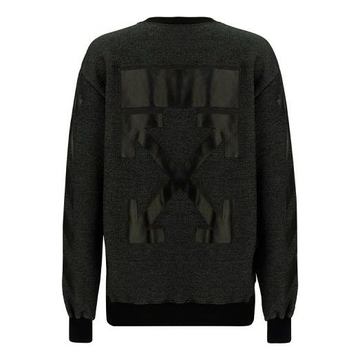 Світшоти Off-White Slim Fit Arrow Print Hoodie чорний | OWBA046E20JER0041010