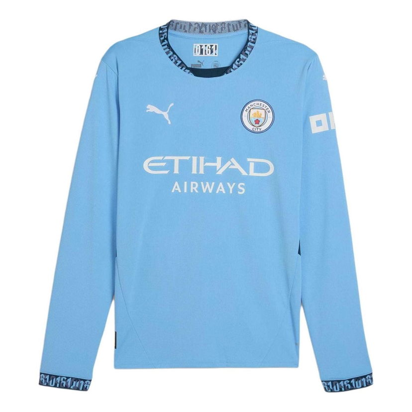 Джерсі Puma Manchester City Home Long Sleeve Jersey Синій | 775076-01