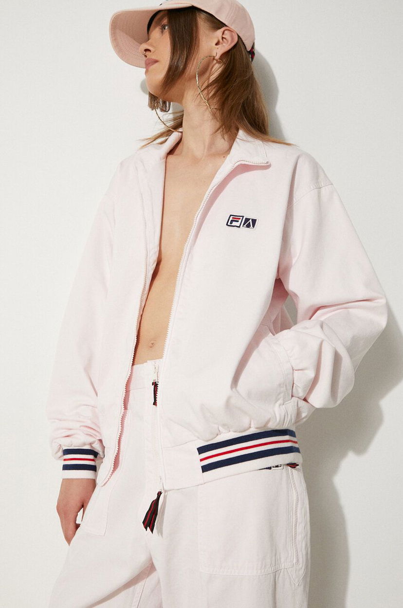 Куртка бомбер FILA Fila x Aries Oversize Jacket Рожевий | 42PS24JA010122690227