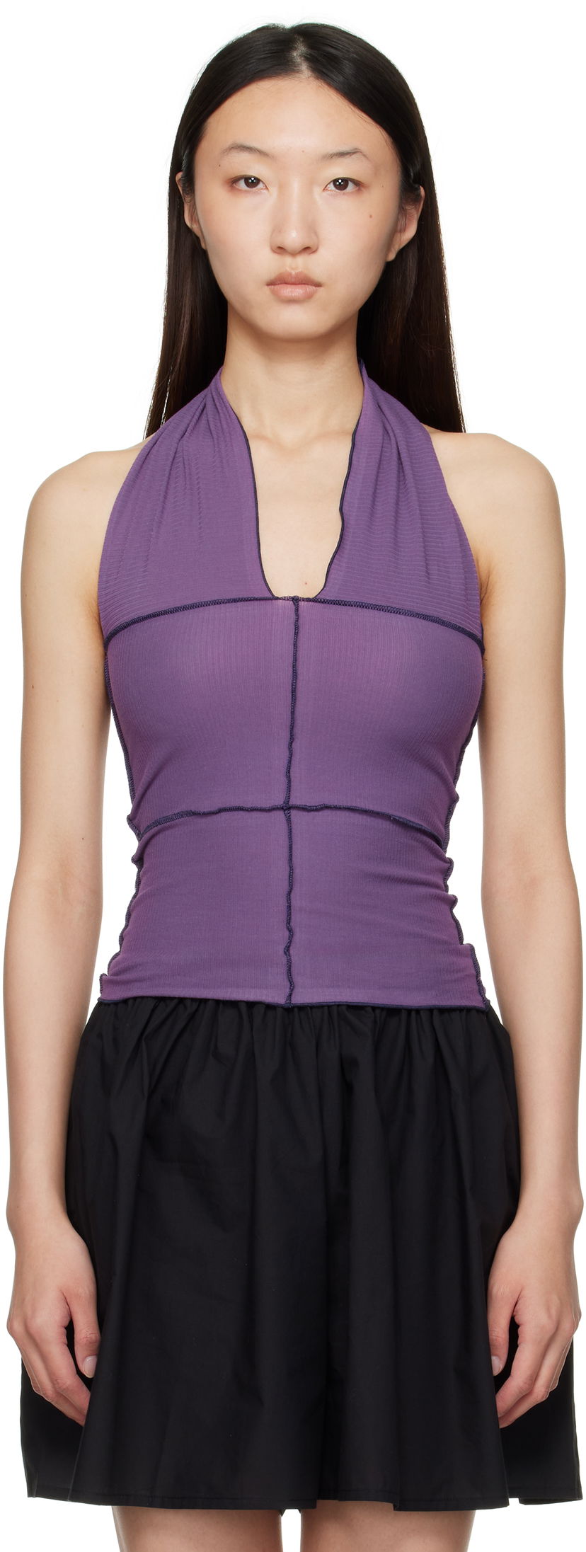 Безрукавка Baserange Baserange Cinder Halter Top Фіолетовий | TTCH-CR-AU25