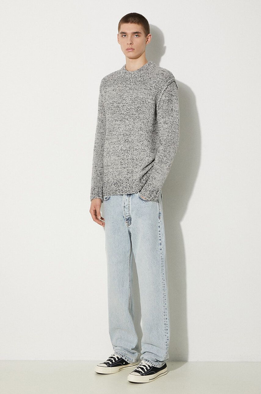 Cветр Samsoe Samsoe Samsoe Samsoe Warm Wool Sweater Сірий | M23300086, 1
