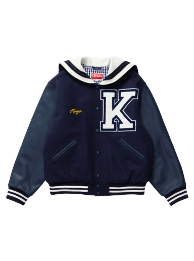 Куртка KENZO Sailor Varsity Jacket темно-синій | FD55BL1339ON.77