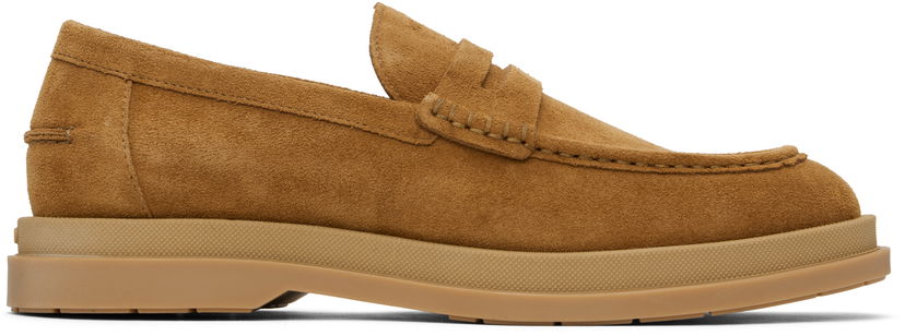 Кросівки та взуття BOSS Hugo Suede Loafers Коричневий | 50536215