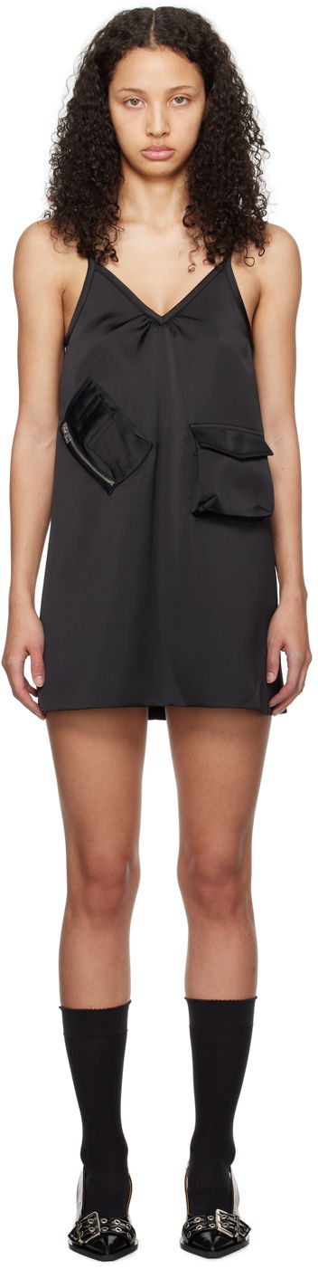 плаття We11done We11done Pocket Minidress чорний | WD-OP0-24-149-W-BK