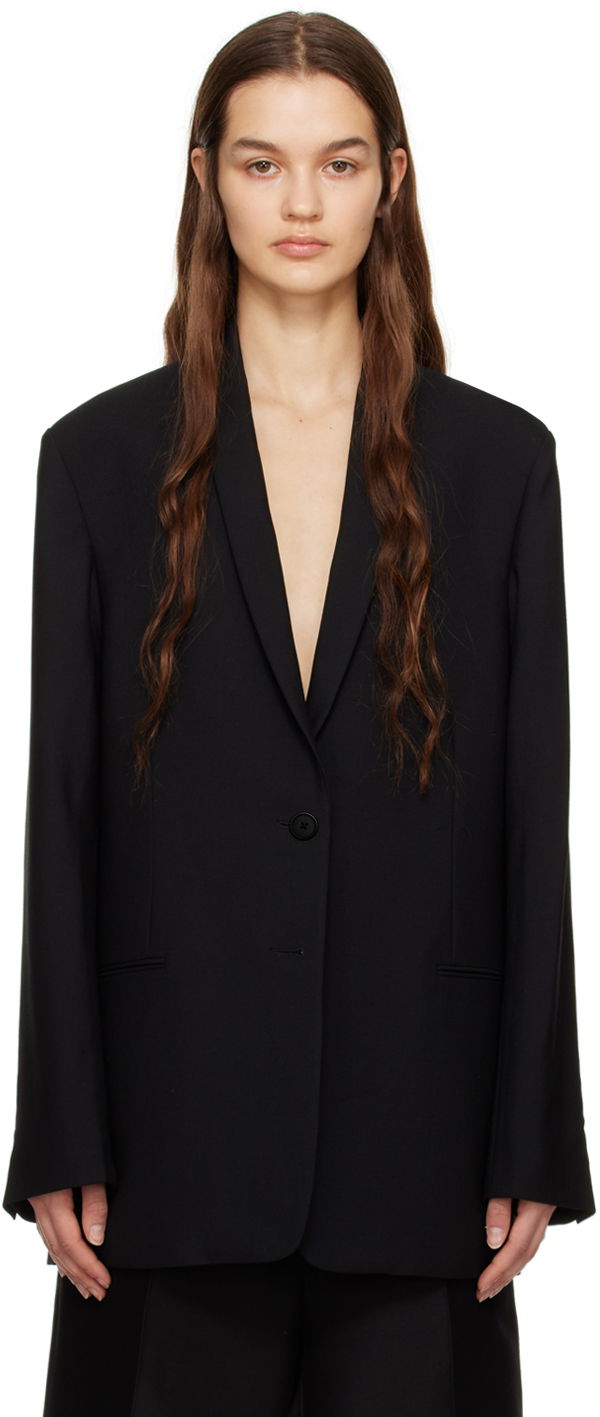Куртка The Row One Button Blazer чорний | 7226-W2361