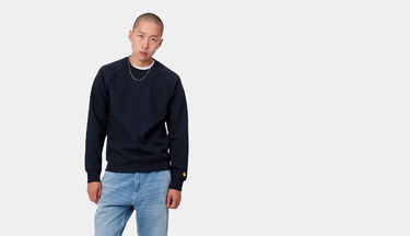 Світшоти Carhartt WIP WIP Chase темно-синій | I026383_00H_XX, 3