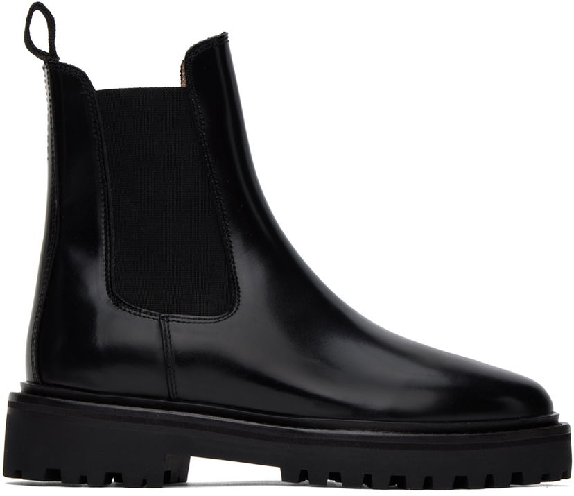 Кросівки та взуття ISABEL MARANT Castay Chelsea Boots чорний | 23PBO0010FA-A1A12S