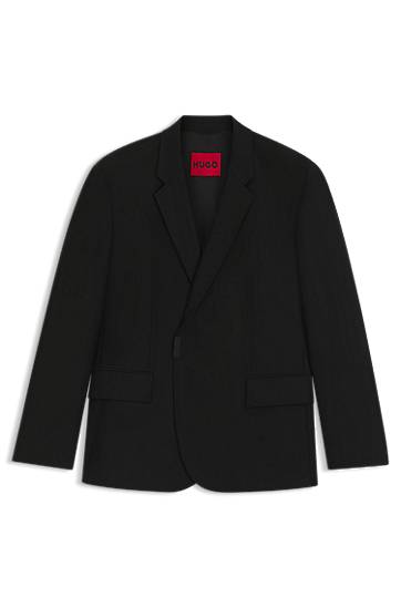 Куртка BOSS Slim-Fit Suit Jacket чорний | 50549053