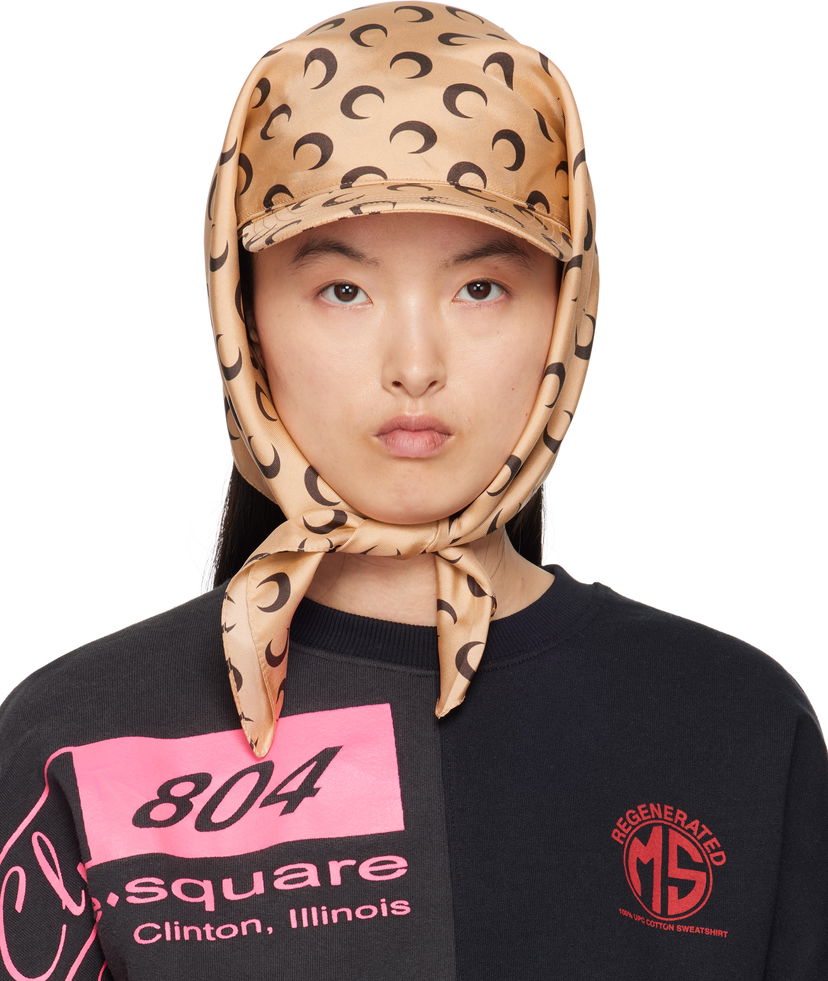 Світшоти Marine Serre Marine Serre Silk Veiled Cap чорний | UHG035A CWOV0043