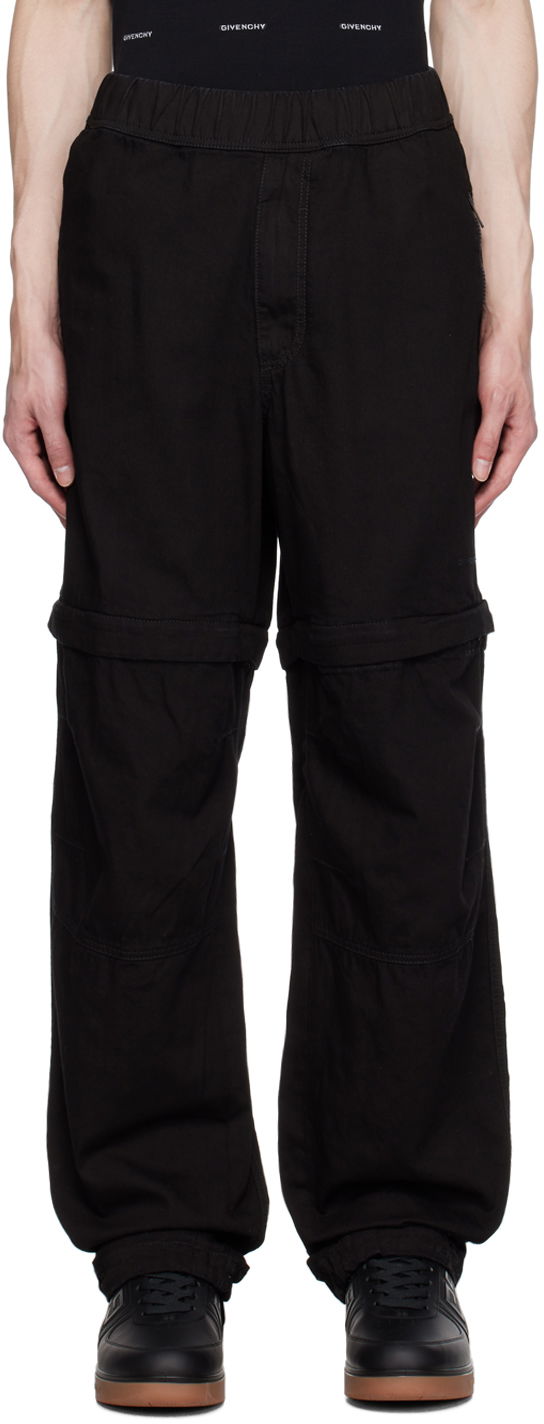 Штани Givenchy Givenchy Zip-Off Pants чорний | BM51A250KK