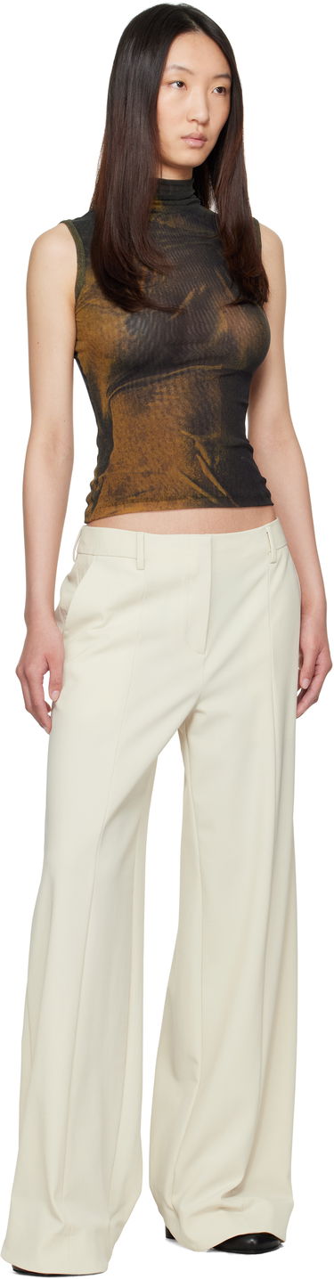 Безрукавка Jean Paul Gaultier Jean Paul Gaultier High Neck Printed Top Коричневий | 25/03-W-TO311-M004P-4812, 3