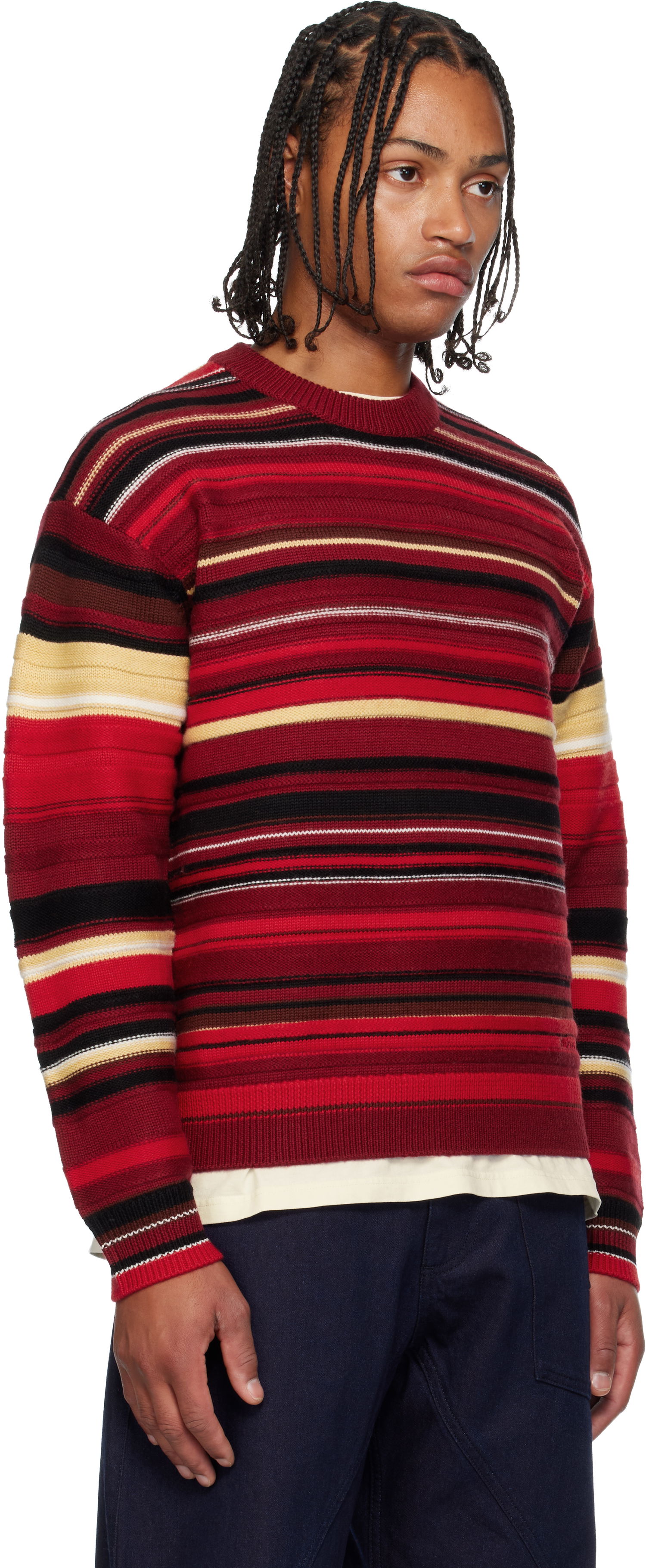Cветр JW Anderson JW Anderson Multi Stripe Sweater Різнокольоровий | KW1432-YN0008, 1