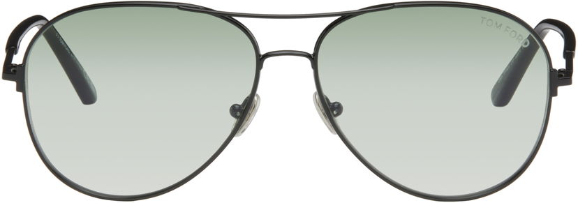 Сонцезахисні окуляри Tom Ford Tom Ford Polarized Clark Aviator Sunglasses чорний | FT0823_5901P