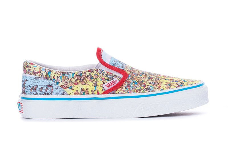 Кросівки та взуття Vans Vans Classic Slip-On Where's Waldo Beach Різнокольоровий | VN0A4BUT3WO, 0