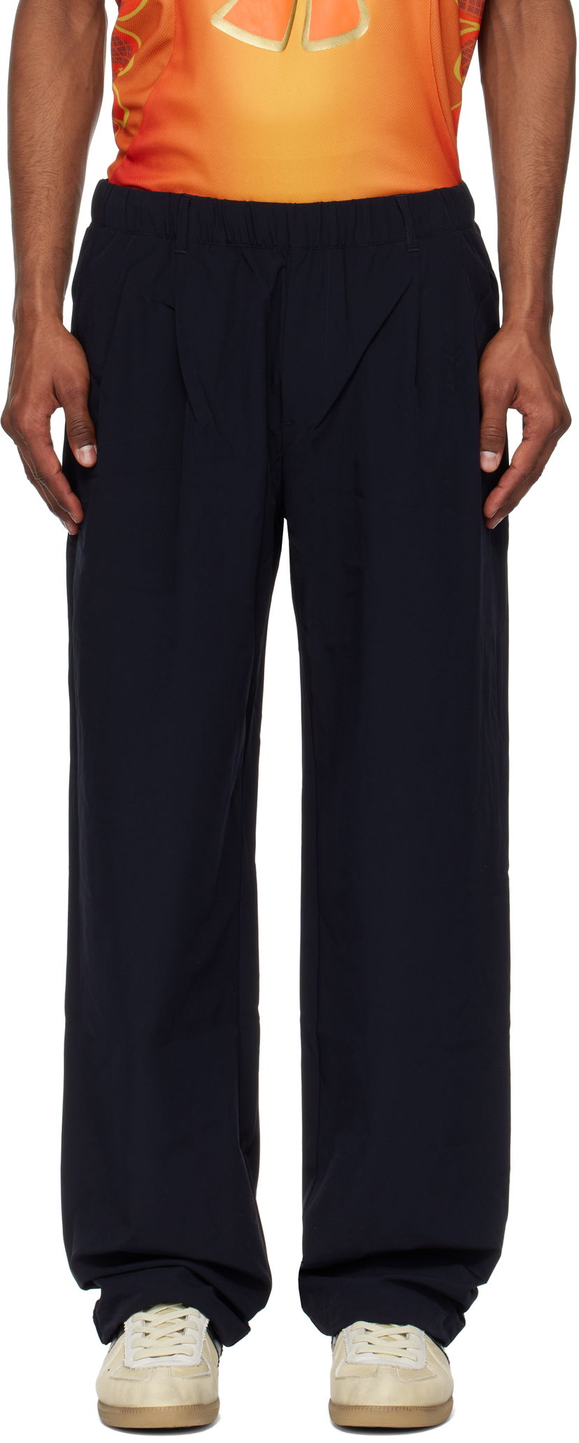 Спортивні штани Dime Dime Pleated Nylon Trousers чорний | DIME2SP2511BLK