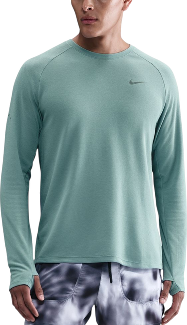 Світшоти Nike Stride Textured Long-Sleeve Running Top with Thumbholes Бірюзовий | hv2705-017, 0